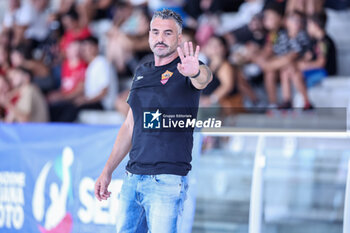 2023-10-01 - head coach Marco Capanna (SIS Roma) - SIS ROMA VS BRIZZ NUOTO - SERIE A1 WOMEN - WATERPOLO