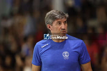 2023-09-22 - head coach Aznar (Sant Andreu) - SIS ROMA VS SANT ANDREU - CHAMPIONS LEAGUE WOMEN - WATERPOLO