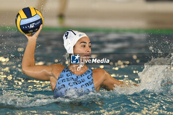 2023-09-24 - CRESPI BARRIGA Paula of CN Sant Andreu (ESP) during the preliminary round of the Waterpolo LEN Champions League Women, Group D between Sant Andreu (ESP) vs Grand Nancy (FRA), scheduled for 24 September 2023 at the Centro Federale Polo Natatorio in Ostia, Italy. - CN SANT ANDREU VS GRAND NANCY AC - CHAMPIONS LEAGUE WOMEN - WATERPOLO