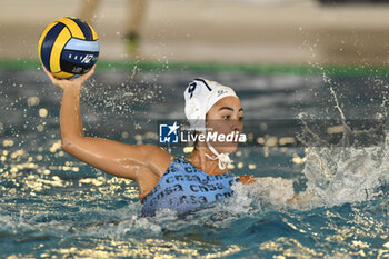 2023-09-24 - CRESPI BARRIGA Paula of CN Sant Andreu (ESP) during the preliminary round of the Waterpolo LEN Champions League Women, Group D between Sant Andreu (ESP) vs Grand Nancy (FRA), scheduled for 24 September 2023 at the Centro Federale Polo Natatorio in Ostia, Italy. - CN SANT ANDREU VS GRAND NANCY AC - CHAMPIONS LEAGUE WOMEN - WATERPOLO
