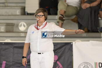 2023-09-24 - Referee during the preliminary round of the Waterpolo LEN Champions League Women, Group D between Sant Andreu (ESP) vs Grand Nancy (FRA), scheduled for 24 September 2023 at the Centro Federale Polo Natatorio in Ostia, Italy. - CN SANT ANDREU VS GRAND NANCY AC - CHAMPIONS LEAGUE WOMEN - WATERPOLO