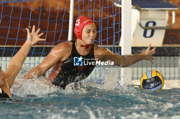 2023-09-24 - SESENA Olimpia of SIS Roma (ITA) during the preliminary round of the Waterpolo LEN Champions League Women, Group D between SIS Roma (ITA) vs Dunajuvaros (HUN), scheduled for 24 September 2023 at the Centro Federale Polo Natatorio in Ostia, Italy. - SIS ROMA VS DUNAUJVAROS VC - CHAMPIONS LEAGUE WOMEN - WATERPOLO