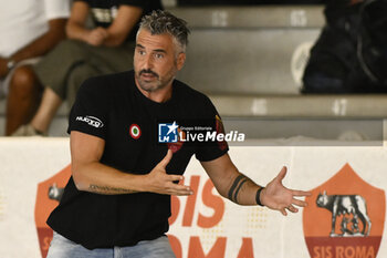 2023-09-24 - CAPANNA Marco of SIS Roma (ITA)during the preliminary round of the Waterpolo LEN Champions League Women, Group D between SIS Roma (ITA) vs Dunajuvaros (HUN), scheduled for 24 September 2023 at the Centro Federale Polo Natatorio in Ostia, Italy. - SIS ROMA VS DUNAUJVAROS VC - CHAMPIONS LEAGUE WOMEN - WATERPOLO