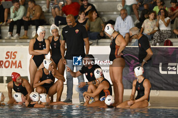 2023-09-24 - CAPANNA Marco of SIS Roma (ITA)during the preliminary round of the Waterpolo LEN Champions League Women, Group D between SIS Roma (ITA) vs Dunajuvaros (HUN), scheduled for 24 September 2023 at the Centro Federale Polo Natatorio in Ostia, Italy. - SIS ROMA VS DUNAUJVAROS VC - CHAMPIONS LEAGUE WOMEN - WATERPOLO