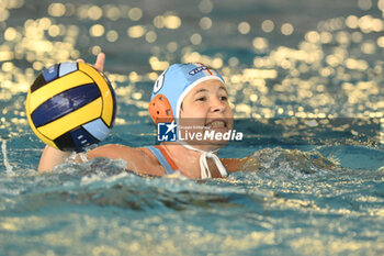 2023-09-24 - GARDA Krisztina of Dunaujvaros VC (HUN) during the preliminary round of the Waterpolo LEN Champions League Women, Group D between SIS Roma (ITA) vs Dunajuvaros (HUN), scheduled for 24 September 2023 at the Centro Federale Polo Natatorio in Ostia, Italy. - SIS ROMA VS DUNAUJVAROS VC - CHAMPIONS LEAGUE WOMEN - WATERPOLO