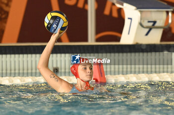 2023-09-24 - EIKEL Anna of Dunaujvaros VC (HUN) during the preliminary round of the Waterpolo LEN Champions League Women, Group D between SIS Roma (ITA) vs Dunajuvaros (HUN), scheduled for 24 September 2023 at the Centro Federale Polo Natatorio in Ostia, Italy. - SIS ROMA VS DUNAUJVAROS VC - CHAMPIONS LEAGUE WOMEN - WATERPOLO