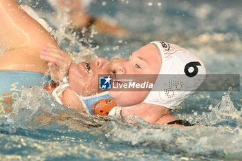 2023-09-24 - PAPI Lavinia of SIS Roma (ITA) during the preliminary round of the Waterpolo LEN Champions League Women, Group D between SIS Roma (ITA) vs Dunajuvaros (HUN), scheduled for 24 September 2023 at the Centro Federale Polo Natatorio in Ostia, Italy. - SIS ROMA VS DUNAUJVAROS VC - CHAMPIONS LEAGUE WOMEN - WATERPOLO