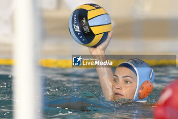 2023-09-24 - SZABO Nikolett of Dunaujvaros VC (HUN) during the preliminary round of the Waterpolo LEN Champions League Women, Group D between SIS Roma (ITA) vs Dunajuvaros (HUN), scheduled for 24 September 2023 at the Centro Federale Polo Natatorio in Ostia, Italy. - SIS ROMA VS DUNAUJVAROS VC - CHAMPIONS LEAGUE WOMEN - WATERPOLO