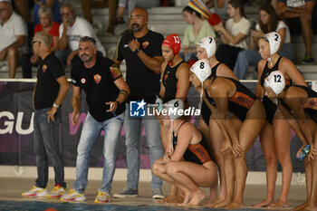 2023-09-24 - CAPANNA Marco of SIS Roma (ITA)during the preliminary round of the Waterpolo LEN Champions League Women, Group D between SIS Roma (ITA) vs Dunajuvaros (HUN), scheduled for 24 September 2023 at the Centro Federale Polo Natatorio in Ostia, Italy. - SIS ROMA VS DUNAUJVAROS VC - CHAMPIONS LEAGUE WOMEN - WATERPOLO