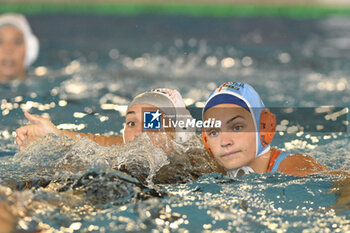 2023-09-24 - SZABO Nikolett of Dunaujvaros VC (HUN) during the preliminary round of the Waterpolo LEN Champions League Women, Group D between SIS Roma (ITA) vs Dunajuvaros (HUN), scheduled for 24 September 2023 at the Centro Federale Polo Natatorio in Ostia, Italy. - SIS ROMA VS DUNAUJVAROS VC - CHAMPIONS LEAGUE WOMEN - WATERPOLO