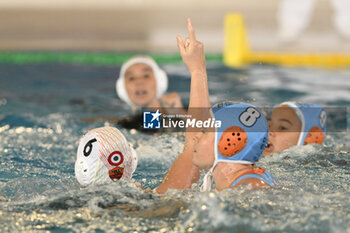 2023-09-24 - PAPI Lavinia of SIS Roma (ITA) during the preliminary round of the Waterpolo LEN Champions League Women, Group D between SIS Roma (ITA) vs Dunajuvaros (HUN), scheduled for 24 September 2023 at the Centro Federale Polo Natatorio in Ostia, Italy. - SIS ROMA VS DUNAUJVAROS VC - CHAMPIONS LEAGUE WOMEN - WATERPOLO