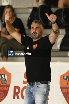 2023-09-24 - CAPANNA Marco of SIS Roma (ITA)during the preliminary round of the Waterpolo LEN Champions League Women, Group D between SIS Roma (ITA) vs Dunajuvaros (HUN), scheduled for 24 September 2023 at the Centro Federale Polo Natatorio in Ostia, Italy. - SIS ROMA VS DUNAUJVAROS VC - CHAMPIONS LEAGUE WOMEN - WATERPOLO