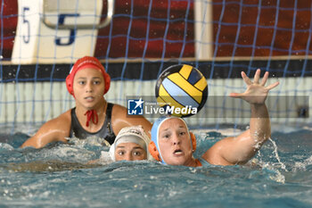 2023-09-24 - MAHIEU Geraldine Frederique Paule of Dunaujvaros VC (HUN) during the preliminary round of the Waterpolo LEN Champions League Women, Group D between SIS Roma (ITA) vs Dunajuvaros (HUN), scheduled for 24 September 2023 at the Centro Federale Polo Natatorio in Ostia, Italy. - SIS ROMA VS DUNAUJVAROS VC - CHAMPIONS LEAGUE WOMEN - WATERPOLO