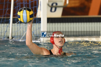 2023-09-24 - BANCHELLI Caterina of SIS Roma (ITA) during the preliminary round of the Waterpolo LEN Champions League Women, Group D between SIS Roma (ITA) vs Dunajuvaros (HUN), scheduled for 24 September 2023 at the Centro Federale Polo Natatorio in Ostia, Italy. - SIS ROMA VS DUNAUJVAROS VC - CHAMPIONS LEAGUE WOMEN - WATERPOLO