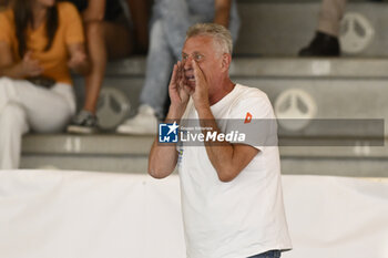 2023-09-24 - VAD Lasos of Dunaujvaros VC (HUN) during the preliminary round of the Waterpolo LEN Champions League Women, Group D between SIS Roma (ITA) vs Dunajuvaros (HUN), scheduled for 24 September 2023 at the Centro Federale Polo Natatorio in Ostia, Italy. - SIS ROMA VS DUNAUJVAROS VC - CHAMPIONS LEAGUE WOMEN - WATERPOLO