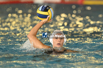 2023-09-24 - CENTANNI Sara of SIS Roma (ITA) during the preliminary round of the Waterpolo LEN Champions League Women, Group D between SIS Roma (ITA) vs Dunajuvaros (HUN), scheduled for 24 September 2023 at the Centro Federale Polo Natatorio in Ostia, Italy. - SIS ROMA VS DUNAUJVAROS VC - CHAMPIONS LEAGUE WOMEN - WATERPOLO