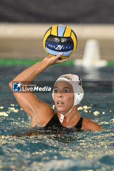 2023-09-24 - RANALLI Chiara of SIS Roma (ITA) during the preliminary round of the Waterpolo LEN Champions League Women, Group D between SIS Roma (ITA) vs Dunajuvaros (HUN), scheduled for 24 September 2023 at the Centro Federale Polo Natatorio in Ostia, Italy. - SIS ROMA VS DUNAUJVAROS VC - CHAMPIONS LEAGUE WOMEN - WATERPOLO