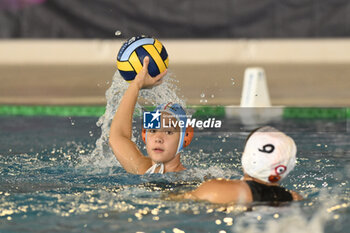 2023-09-24 - KARDOS Laura of Dunaujvaros VC (HUN) during the preliminary round of the Waterpolo LEN Champions League Women, Group D between SIS Roma (ITA) vs Dunajuvaros (HUN), scheduled for 24 September 2023 at the Centro Federale Polo Natatorio in Ostia, Italy. - SIS ROMA VS DUNAUJVAROS VC - CHAMPIONS LEAGUE WOMEN - WATERPOLO