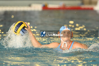 2023-09-24 - GARDA Krisztina of Dunaujvaros VC (HUN) during the preliminary round of the Waterpolo LEN Champions League Women, Group D between SIS Roma (ITA) vs Dunajuvaros (HUN), scheduled for 24 September 2023 at the Centro Federale Polo Natatorio in Ostia, Italy. - SIS ROMA VS DUNAUJVAROS VC - CHAMPIONS LEAGUE WOMEN - WATERPOLO