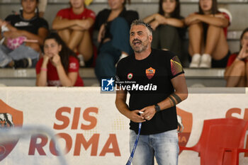 2023-09-24 - CAPANNA Marco of SIS Roma (ITA)during the preliminary round of the Waterpolo LEN Champions League Women, Group D between SIS Roma (ITA) vs Dunajuvaros (HUN), scheduled for 24 September 2023 at the Centro Federale Polo Natatorio in Ostia, Italy. - SIS ROMA VS DUNAUJVAROS VC - CHAMPIONS LEAGUE WOMEN - WATERPOLO