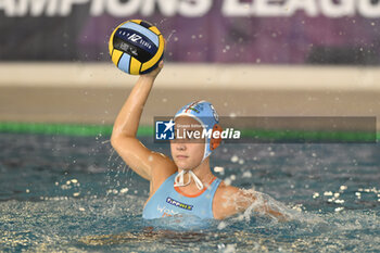 2023-09-24 - KARDOS Laura of Dunaujvaros VC (HUN) during the preliminary round of the Waterpolo LEN Champions League Women, Group D between SIS Roma (ITA) vs Dunajuvaros (HUN), scheduled for 24 September 2023 at the Centro Federale Polo Natatorio in Ostia, Italy. - SIS ROMA VS DUNAUJVAROS VC - CHAMPIONS LEAGUE WOMEN - WATERPOLO