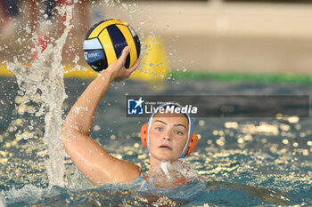 2023-09-24 - SZABO Nikolett of Dunaujvaros VC (HUN) during the preliminary round of the Waterpolo LEN Champions League Women, Group D between SIS Roma (ITA) vs Dunajuvaros (HUN), scheduled for 24 September 2023 at the Centro Federale Polo Natatorio in Ostia, Italy. - SIS ROMA VS DUNAUJVAROS VC - CHAMPIONS LEAGUE WOMEN - WATERPOLO