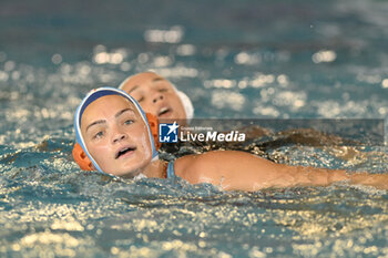 2023-09-24 - SZABO Nikolett of Dunaujvaros VC (HUN) during the preliminary round of the Waterpolo LEN Champions League Women, Group D between SIS Roma (ITA) vs Dunajuvaros (HUN), scheduled for 24 September 2023 at the Centro Federale Polo Natatorio in Ostia, Italy. - SIS ROMA VS DUNAUJVAROS VC - CHAMPIONS LEAGUE WOMEN - WATERPOLO