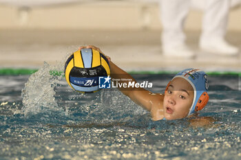 2023-09-24 - KARDOS Laura of Dunaujvaros VC (HUN) during the preliminary round of the Waterpolo LEN Champions League Women, Group D between SIS Roma (ITA) vs Dunajuvaros (HUN), scheduled for 24 September 2023 at the Centro Federale Polo Natatorio in Ostia, Italy. - SIS ROMA VS DUNAUJVAROS VC - CHAMPIONS LEAGUE WOMEN - WATERPOLO