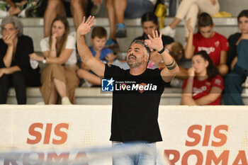 2023-09-24 - CAPANNA Marco of SIS Roma (ITA)during the preliminary round of the Waterpolo LEN Champions League Women, Group D between SIS Roma (ITA) vs Dunajuvaros (HUN), scheduled for 24 September 2023 at the Centro Federale Polo Natatorio in Ostia, Italy. - SIS ROMA VS DUNAUJVAROS VC - CHAMPIONS LEAGUE WOMEN - WATERPOLO