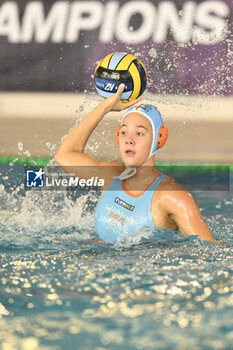 2023-09-24 - KARDOS Laura of Dunaujvaros VC (HUN) during the preliminary round of the Waterpolo LEN Champions League Women, Group D between SIS Roma (ITA) vs Dunajuvaros (HUN), scheduled for 24 September 2023 at the Centro Federale Polo Natatorio in Ostia, Italy. - SIS ROMA VS DUNAUJVAROS VC - CHAMPIONS LEAGUE WOMEN - WATERPOLO