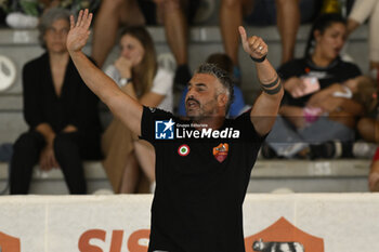 2023-09-24 - CAPANNA Marco of SIS Roma (ITA)during the preliminary round of the Waterpolo LEN Champions League Women, Group D between SIS Roma (ITA) vs Dunajuvaros (HUN), scheduled for 24 September 2023 at the Centro Federale Polo Natatorio in Ostia, Italy. - SIS ROMA VS DUNAUJVAROS VC - CHAMPIONS LEAGUE WOMEN - WATERPOLO