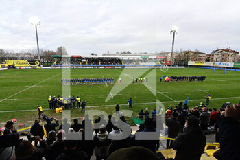 2023-01-21 - Italy and Romania during national anthems - NAZIONALE A - ITALY VS ROMANIA - OTHER - RUGBY
