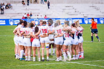 2023-04-01 - USA women’s rugby team before the women’s rugby match between Canada and USA valid for the World Rugby Pacific Four Series 2023 played at Estadio Nacional Universidad Complutense,
Madrid, Spain on Saturday 01 April 2023 - WORLD RUGBY PACIFIC FOUR SERIES - WOMEN - CANADA VS USA - OTHER - RUGBY