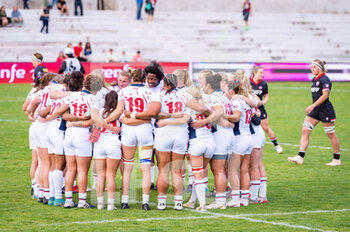2023-04-01 - USA women’s rugby team before the women’s rugby match between Canada and USA valid for the World Rugby Pacific Four Series 2023 played at Estadio Nacional Universidad Complutense,
Madrid, Spain on Saturday 01 April 2023 - WORLD RUGBY PACIFIC FOUR SERIES - WOMEN - CANADA VS USA - OTHER - RUGBY