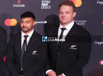 2023-10-29 - Richie Mo'unga, Sam Cane of New Zealand during the World Rugby Awards 2023 on October 29, 2023 at opéra Garnier in Paris, France - RUGBY - WORLD RUGBY AWARDS 2023 - OTHER - RUGBY
