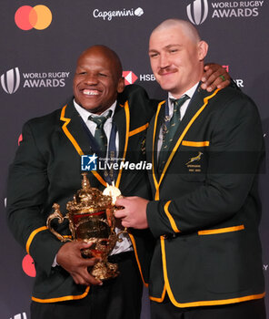 2023-10-29 - Bongi Mbonambi, Jasper Wiese of South Africa during the World Rugby Awards 2023 on October 29, 2023 at opéra Garnier in Paris, France - RUGBY - WORLD RUGBY AWARDS 2023 - OTHER - RUGBY