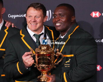 2023-10-29 - Deon Fourie, Trevor Nyakane of South Africa during the World Rugby Awards 2023 on October 29, 2023 at opéra Garnier in Paris, France - RUGBY - WORLD RUGBY AWARDS 2023 - OTHER - RUGBY
