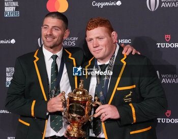 2023-10-29 - Willie Le Roux and Steven Kitshoff of South Africa during the World Rugby Awards 2023 on October 29, 2023 at opéra Garnier in Paris, France - RUGBY - WORLD RUGBY AWARDS 2023 - OTHER - RUGBY
