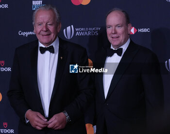 2023-10-29 - World Rugby President, Sir Bill Beaumont and Prince Albert de Monaco during the World Rugby Awards 2023 on October 29, 2023 at opéra Garnier in Paris, France - RUGBY - WORLD RUGBY AWARDS 2023 - OTHER - RUGBY