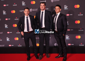 2023-10-29 - Paul Williams, Brett Cronan and Nic Berry during the World Rugby Awards 2023 on October 29, 2023 at opéra Garnier in Paris, France - RUGBY - WORLD RUGBY AWARDS 2023 - OTHER - RUGBY