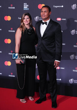 2023-10-29 - Thierry Dusautoir with his wife Sofia during the World Rugby Awards 2023 on October 29, 2023 at opéra Garnier in Paris, France - RUGBY - WORLD RUGBY AWARDS 2023 - OTHER - RUGBY