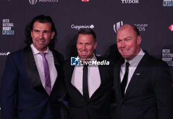 2023-10-29 - Victor Matfield, Jean De Villiers and Schalk Burger during the World Rugby Awards 2023 on October 29, 2023 at opéra Garnier in Paris, France - RUGBY - WORLD RUGBY AWARDS 2023 - OTHER - RUGBY