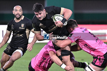 2023-12-16 - Contrast during the EPCR CHALLENGE CUP match between Benetton Rugby and USAP Perpignan on 16 December 2023 at Stadio Monigo in Treviso, Italy - BENETTON RUGBY VS USAP - CHALLENGE CUP - RUGBY