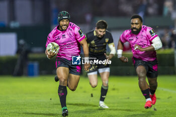2023-12-16 - Rhyno Smith goes for first try - BENETTON RUGBY VS USAP - CHALLENGE CUP - RUGBY