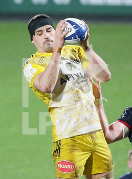 14/01/2023 - Remi Bourdeau of Stade Rochelais during the Champions Cup, rugby union match between Stade Rochelais (La Rochelle) and Ulster Rugby on January 14, 2023 at Marcel Deflandre stadium in La Rochelle, France - RUGBY - CHAMPIONS CUP - LA ROCHELLE V ULSTER - HEINEKEN CHAMPIONS CUP - RUGBY