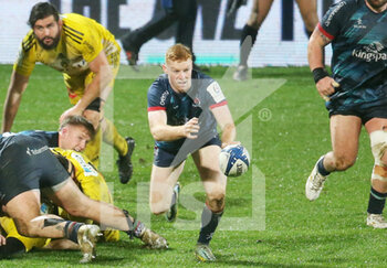 14/01/2023 - Nathan Doak of Ulster Rugby during the Champions Cup, rugby union match between Stade Rochelais (La Rochelle) and Ulster Rugby on January 14, 2023 at Marcel Deflandre stadium in La Rochelle, France - RUGBY - CHAMPIONS CUP - LA ROCHELLE V ULSTER - HEINEKEN CHAMPIONS CUP - RUGBY