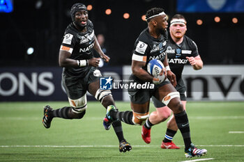 2023-12-10 - Ibrahim DIALLO of Racing 92 and Siya KOLISI of Racing 92 during the Investec Champions Cup, Pool 2 rugby union match between Racing 92 and Harlequins on December 10, 2023 at Paris La Defense Arena in Nanterre, France - RUGBY - CHAMPIONS CUP - RACING 92 V HARLEQUINS - CHAMPIONS CUP - RUGBY