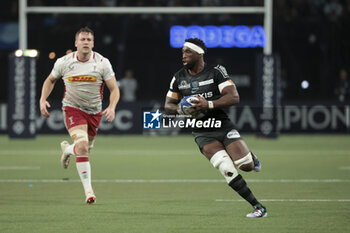 2023-12-10 - Siya Kolisi of Racing 92 during the EPCR Champions Cup, Pool 2 rugby union match between Racing 92 and Harlequins on December 10, 2023 at Paris La Défense Arena in Nanterre near Paris, France - RUGBY - CHAMPIONS CUP - RACING 92 V HARLEQUINS - CHAMPIONS CUP - RUGBY