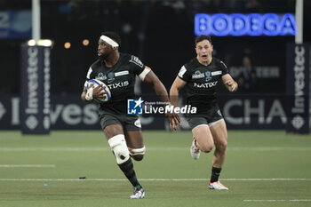2023-12-10 - Siya Kolisi, Henry Arundell of Racing 92 during the EPCR Champions Cup, Pool 2 rugby union match between Racing 92 and Harlequins on December 10, 2023 at Paris La Défense Arena in Nanterre near Paris, France - RUGBY - CHAMPIONS CUP - RACING 92 V HARLEQUINS - CHAMPIONS CUP - RUGBY
