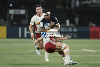 2023-12-10 - Vinaya Habosi of Racing 92 during the EPCR Champions Cup, Pool 2 rugby union match between Racing 92 and Harlequins on December 10, 2023 at Paris La Défense Arena in Nanterre near Paris, France - RUGBY - CHAMPIONS CUP - RACING 92 V HARLEQUINS - CHAMPIONS CUP - RUGBY